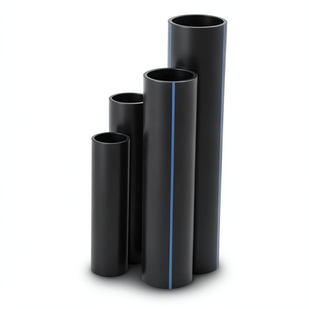 HDPE Pipes SDR 41 Outside Diameter 63 mm Thickness 1.8 mm Black