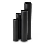 HDPE Pipes SDR 41 Outside Diameter 110 mm Thickness 2.7 mm Black