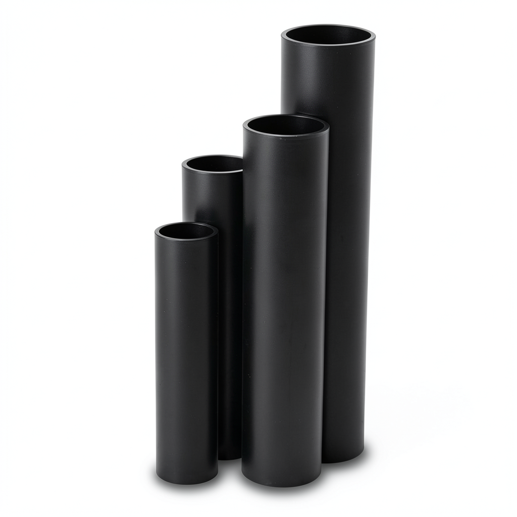 مواسير HDPE SDR 41 قطر خارجي 110 مم سمك 2.7 مم لون أسود