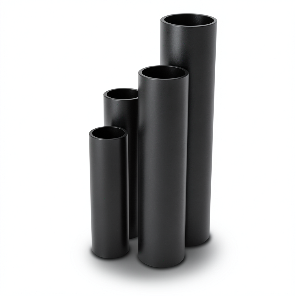 HDPE Pipes SDR 22 Outside Diameter 225 mm Thickness 10.3 mm Black