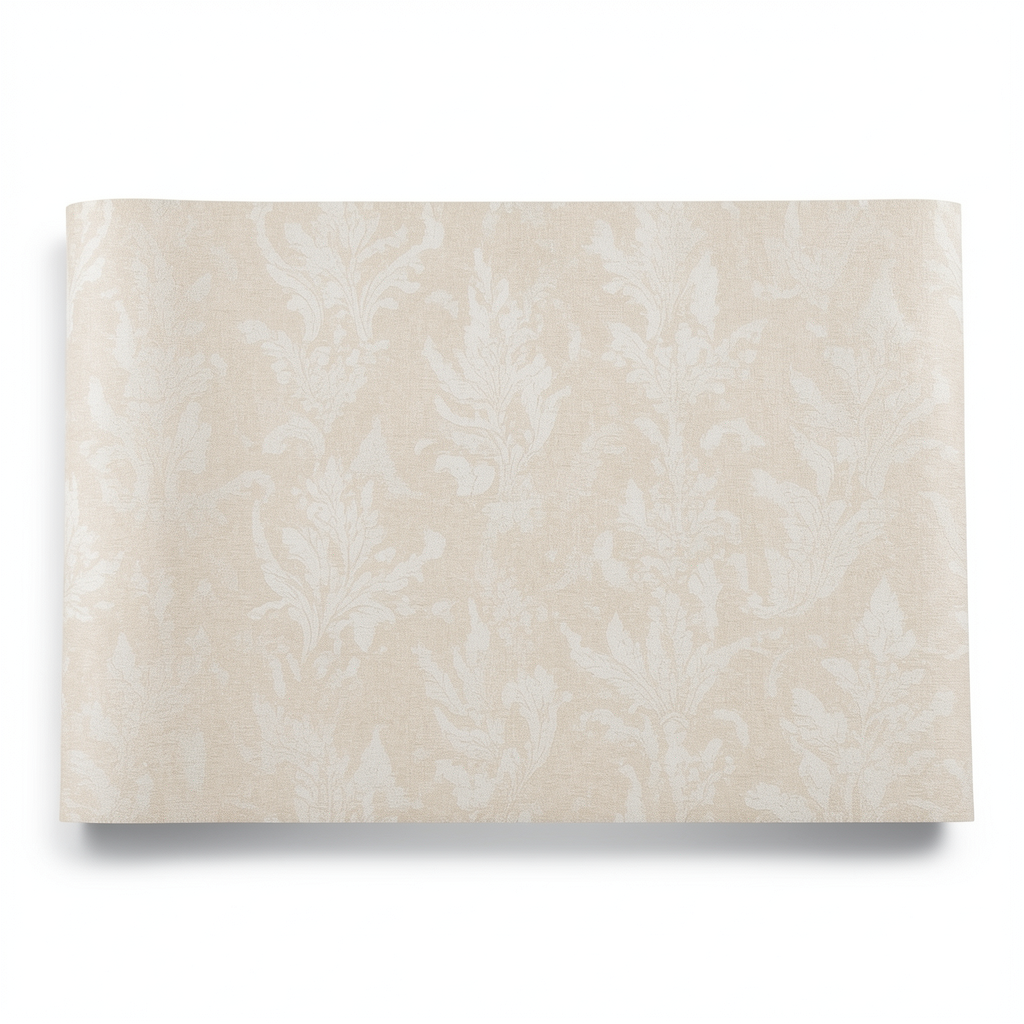 Patterned Wallpaper Beige Color 10m x 1.06m, Model 38027