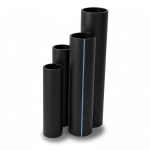 HDPE Pipes SDR 22 Outside Diameter 250 mm Thickness 11.4 mm Black
