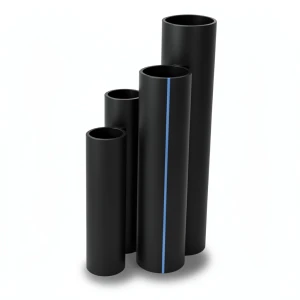أنابيب HDPE SDR 22 قطر خارجي 250 مم سمك 11.4 مم لون أسود
