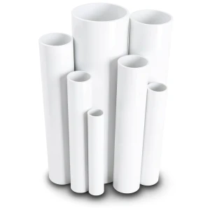 مواسير UPVC جدول 80 مقاس ¾ إنش سمك 3.9 مم لون أبيض