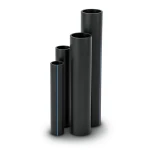 HDPE Pipes SDR 22 Outside Diameter 280 mm Thickness 12.8 mm Black