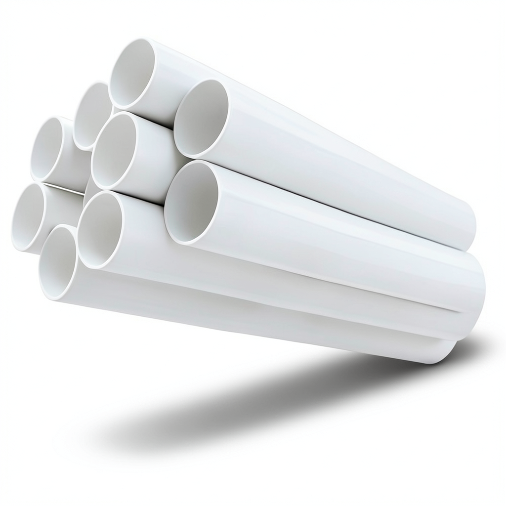 UPVC Pipes Nominal Pressure 11 Bar Size 6 Inch Thickness 6.48 mm White