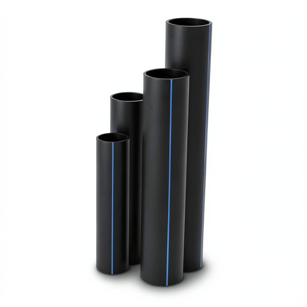 أنابيب HDPE SDR 22 قطر خارجي 315 مم سمك 14.4 مم لون أسود