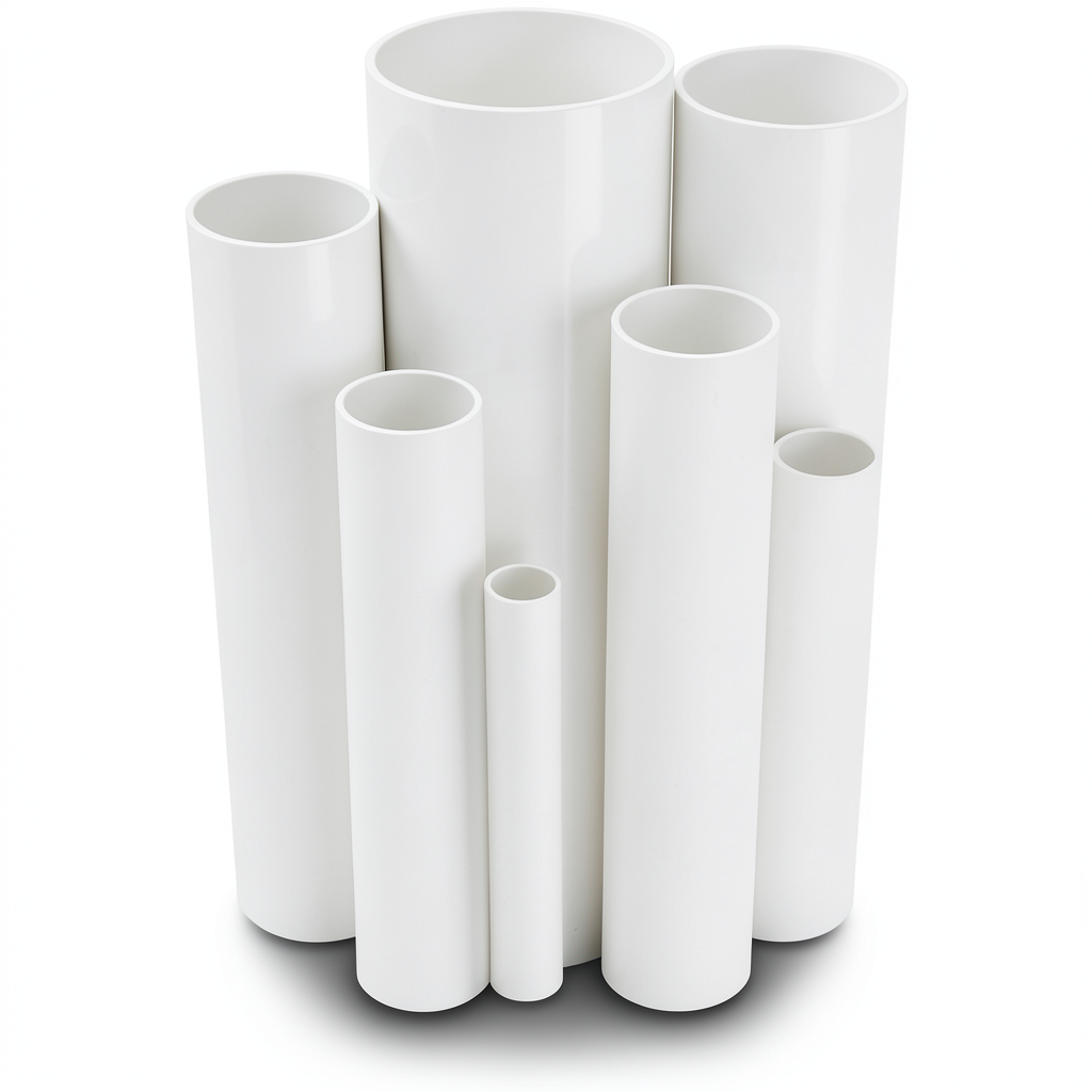 UPVC Pipes Nominal Pressure 2.5 Bar Outside Diameter 280 mm Thickness 2.3 mm White