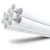 UPVC Pipes 8 Inch Thickness 8.43 mm Pressure 11 Bar White - Image 1