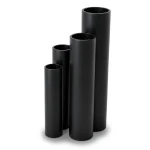 HDPE Pipes SDR 22 Outside Diameter 400 mm Thickness 18.2 mm Black