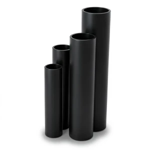 أنابيب HDPE SDR 22 قطر خارجي 400 مم سمك 18.2 مم لون أسود