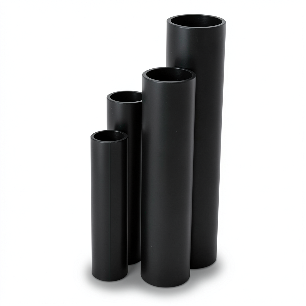 HDPE Pipes SDR 22 Outside Diameter 400 mm Thickness 18.2 mm Black