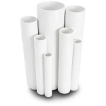 مواسير UPVC جدول 80 مقاس ¼ 1 إنش سمك 4.9 مم لون أبيض