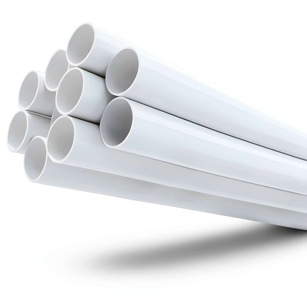 UPVC Pipes Nominal Pressure 8.6 Bar Size 1 ½ inch Thickness 1.52 mm White