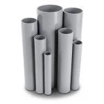 مواسير UPVC ضغط 2.5 بار قطر خارجي 280 مم سمك 2.3 مم لون رمادي