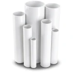 مواسير UPVC جدول 80 مقاس ½ 1 إنش سمك 5.10 مم لون أبيض