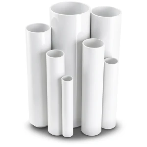 مواسير UPVC جدول 80 مقاس ½ 1 إنش سمك 5.10 مم لون أبيض