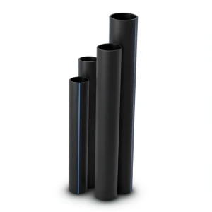 مواسير HDPE نسبة الأبعاد القياسية SDR 33 قطر خارجي 800 مم سمك 24.5 مم لون أسود