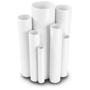 مواسير UPVC ضغط 2.5 بار قطر خارجي 250 مم سمك 2.0 مم لون أبيض