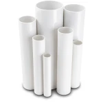مواسير UPVC ضغط 2.5 بار قطر خارجي 250 مم سمك 2.0 مم لون أبيض