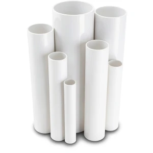 مواسير UPVC ضغط 2.5 بار قطر خارجي 250 مم سمك 2.0 مم لون أبيض