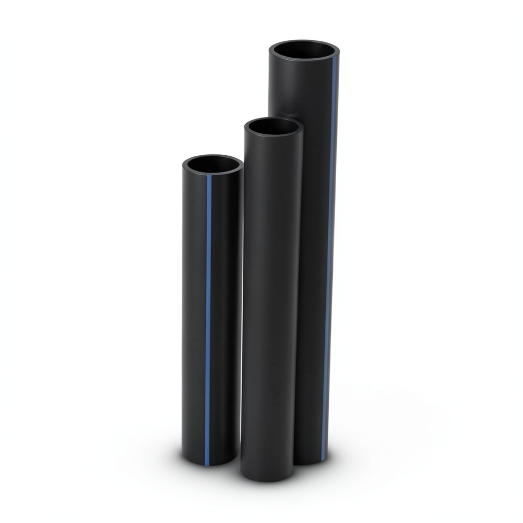 أنابيب HDPE SDR 22 قطر خارجي 500 مم سمك 22.8 مم لون أسود