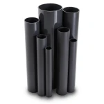 مواسير UPVC ضغط 2.5 بار قطر خارجي 280 مم سمك 2.3 مم لون اسود