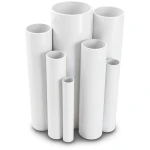 مواسير UPVC جدول 80 مقاس 2 إنش سمك 5.5 مم لون أبيض