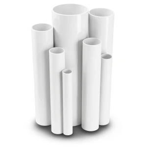 مواسير UPVC جدول 80 مقاس 2 إنش سمك 5.5 مم لون أبيض