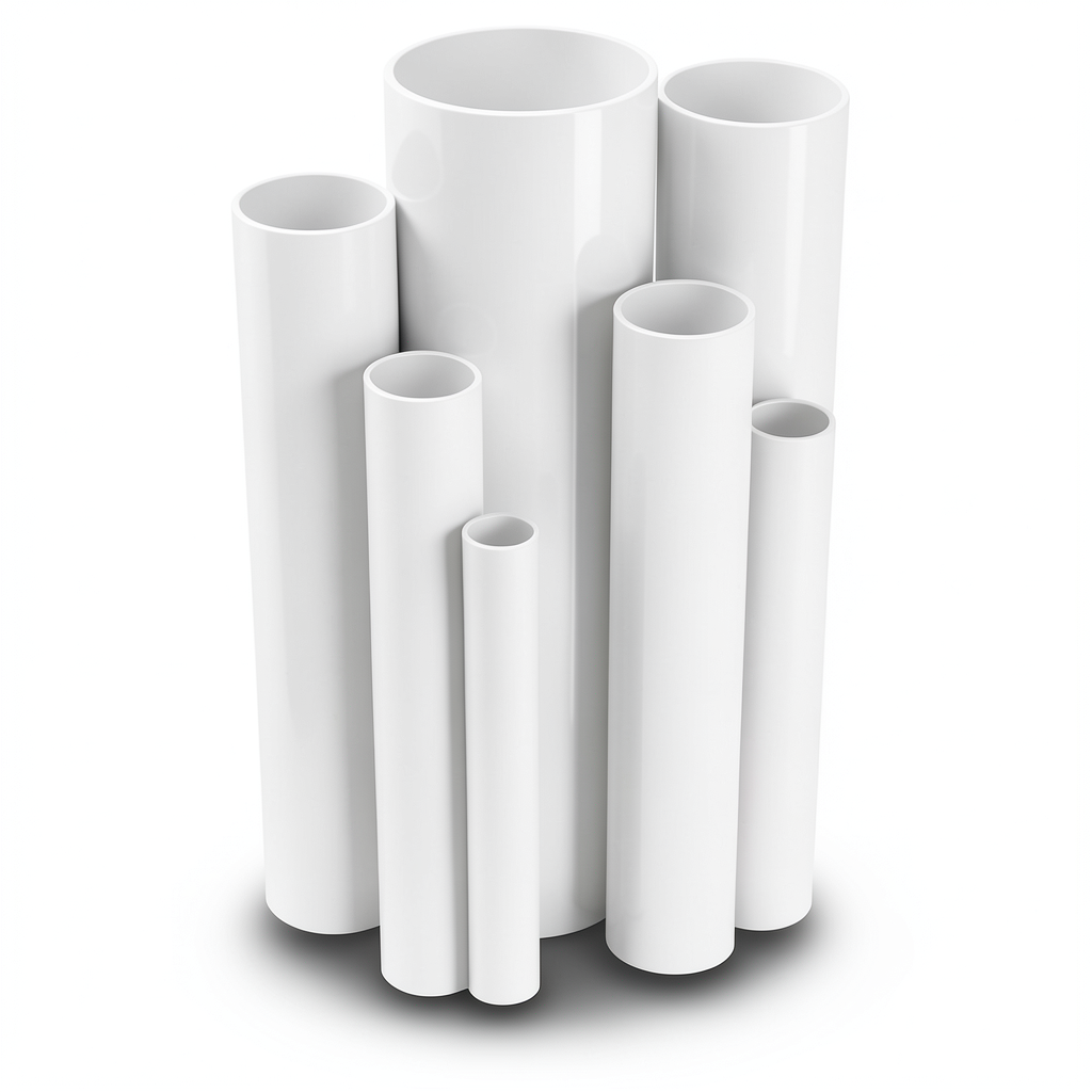 UPVC Pipes Schedule 80 Size 2 inch Thickness 5.5 mm White