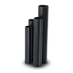 HDPE Pipes SDR 33 Outside Diameter 900 mm Thickness 27.6 mm Black