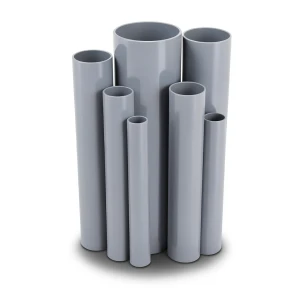 UPVC Pipes Schedule 40 Size ½ inch Thickness 2.8 mm Gray