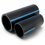 مواسير HDPE الوطني لشبكات المياه  ضغط 10 بار قطر خارجي 90 مم سمك 4.3 مم لون اسود