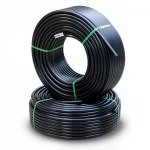 أنابيب HDPE  نيبروبلاست PE 100 ضغط 20 بار قطر خارجي 75 مم سمك 8.4 مم لون اسود