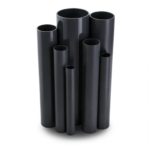 مواسير UPVC جدول 40 مقاس ½ إنش سمك 2.8 مم لون أسود