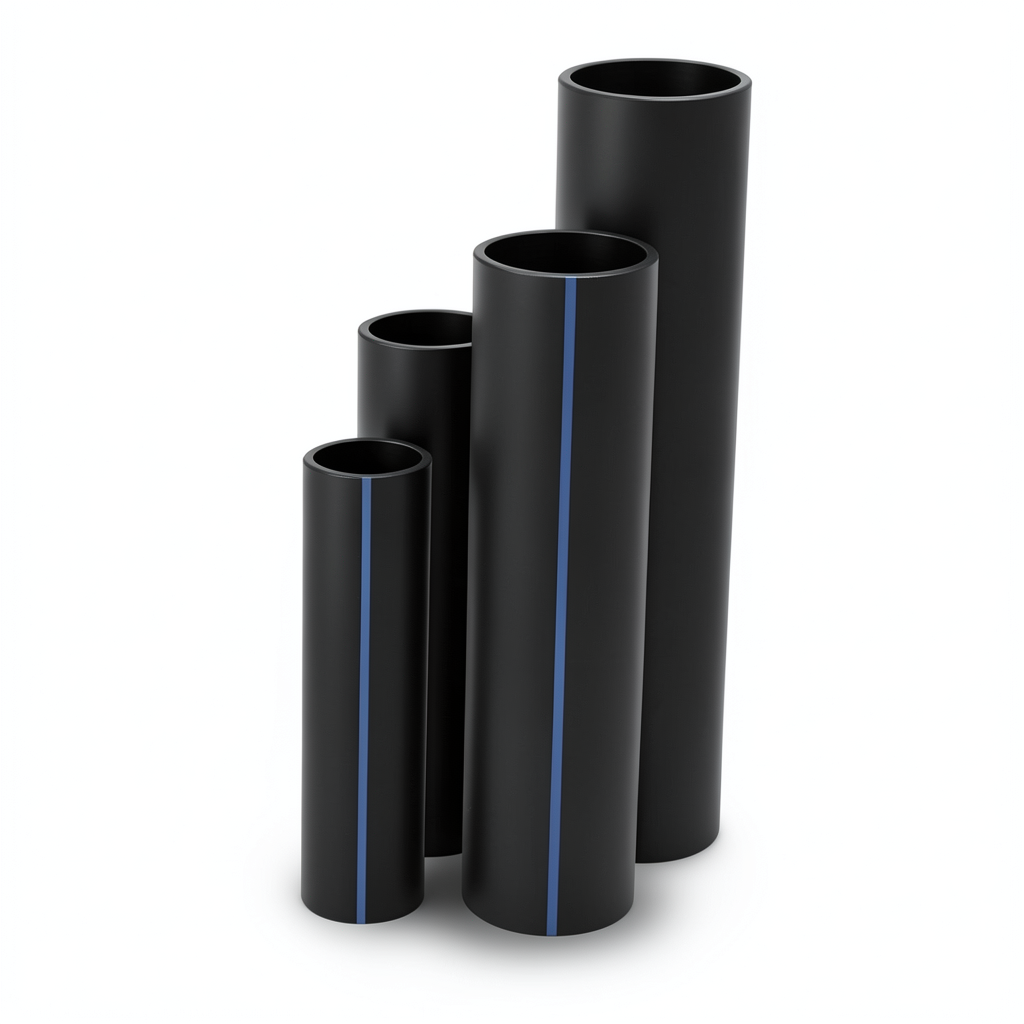 مواسير HDPE SDR 41 قطر خارجي 63 مم سمك 1.8 مم أسود