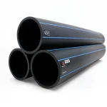 مواسير HDPE نيبروبلاست PE 100 ضغط 20 بار قطر خارجي 355 مم سمك 39.7 مم لون اسود