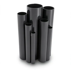 مواسير UPVC جدول 40 مقاس ½ إنش سمك 2.8 مم لون أسود