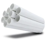 UPVC Pipes Nominal Pressure 6.9 Bar Size 6 Inch Thickness 4.11 mm White