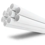 مواسير UPVC ضغط 6.9 بار مقاس 8 إنش سمك 5.33 مم لون أبيض