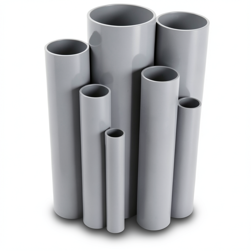 UPVC Pipes Schedule 40 Size ¾ inch Thickness 2.9 mm Gray Color