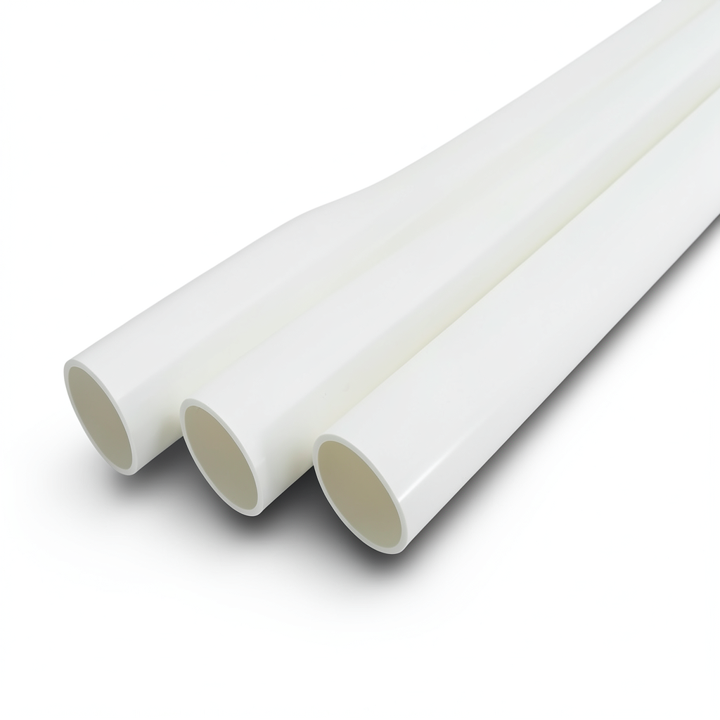 UPVC Pipes Schedule 40 Size 2 Inch Thickness 3.91 mm White