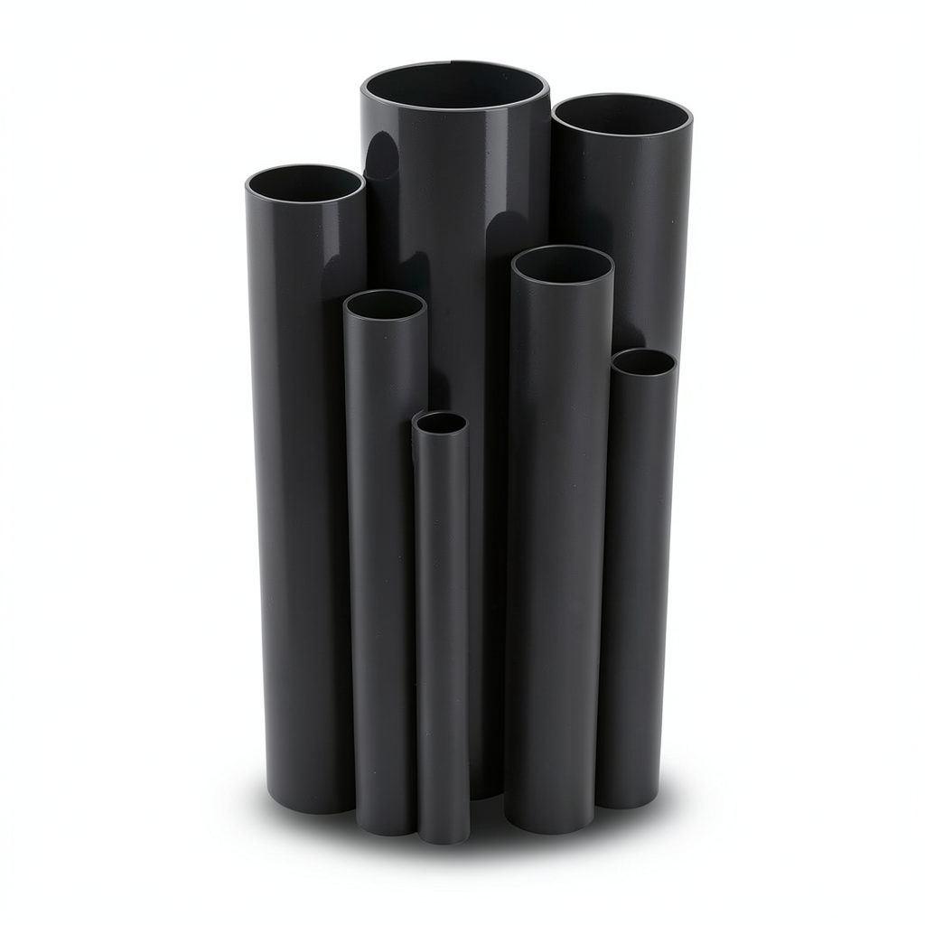 مواسير UPVC جدول 40 مقاس ¾ إنش سمك 2.9 مم لون أسود