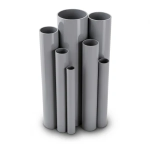مواسير UPVC جدول 40 مقاس 1 إنش سمك 3.4 مم لون رمادي