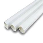مواسير UPVC جدول 40 مقاس 4 إنش سمك 6.02 مم لون أبيض