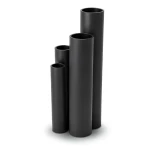مواسير HDPE SDR 41 قطر خارجي 140 مم سمك 3.5 مم لون أسود
