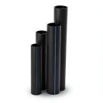 مواسير HDPE نسبة الأبعاد القياسية 41 قطر خارجي 160 مم سمك 4 مم لون أسود