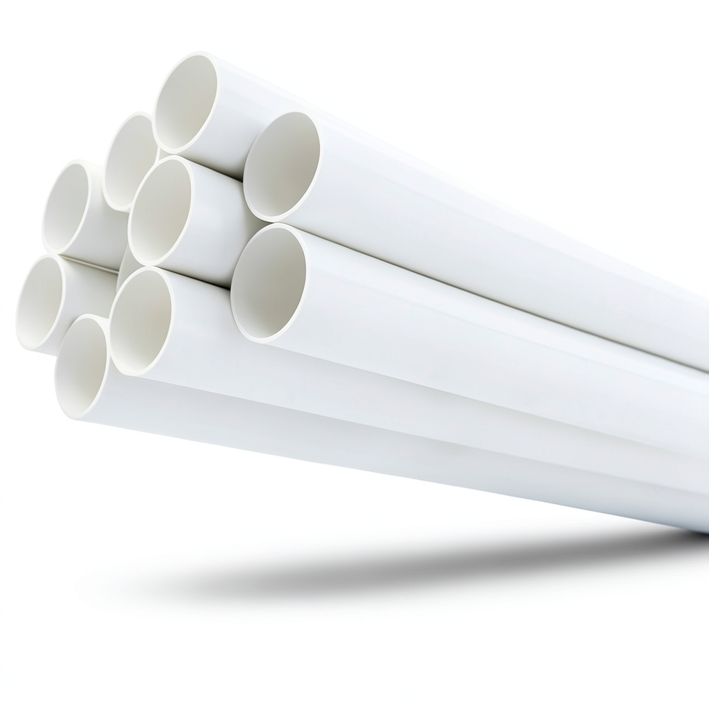 مواسير UPVC ضغط 11 بار مقاس 2 إنش سمك 2.31 مم لون أبيض