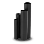 مواسير HDPE SDR 41 قطر خارجي 180 مم سمك 4.4 مم لون أسود
