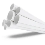 مواسير UPVC مقاس 3 إنش سمك 3.43 مم لون أبيض ضغط 11 بار